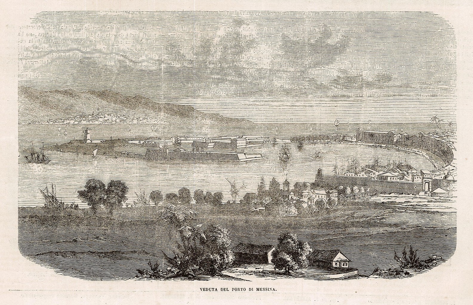 Veduta del porto di Messina