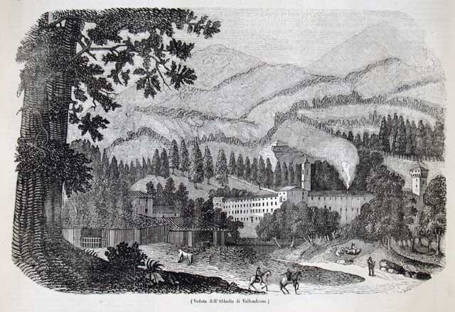 Veduta dell'Abbadia di Vallombrosa