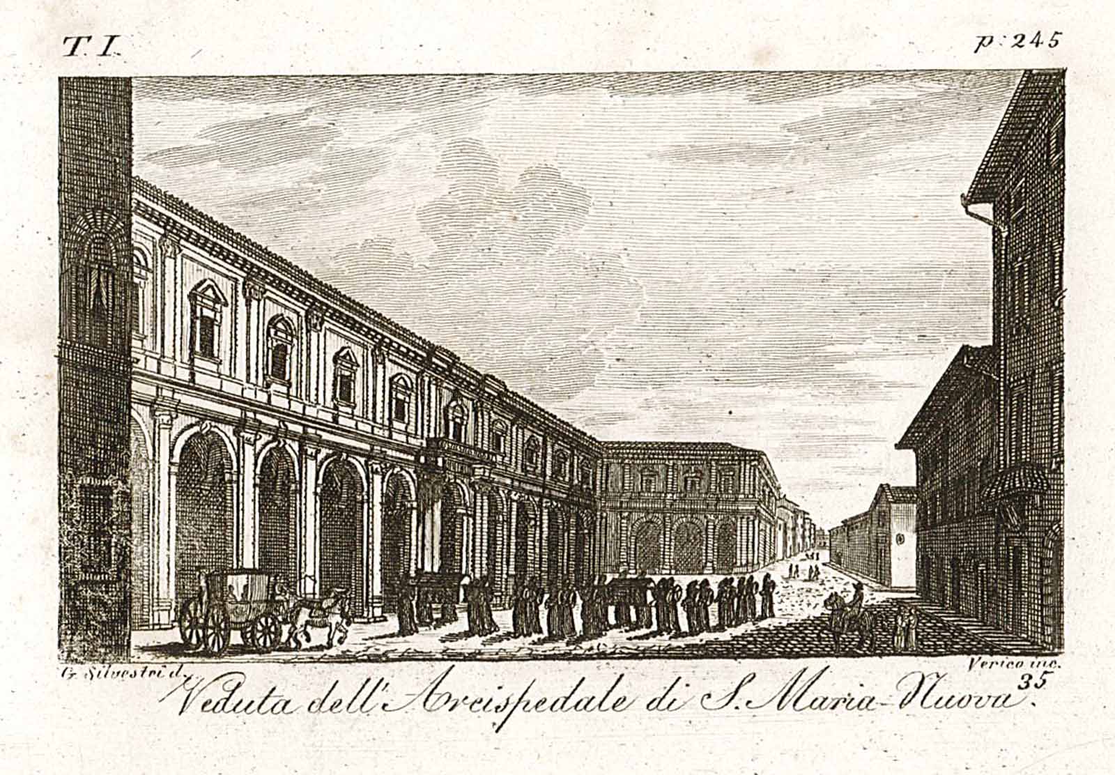 Veduta dell'Arcispedale di S.Maria-Nuova