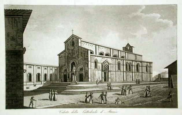 Veduta della Cattedrale d'Arezzo