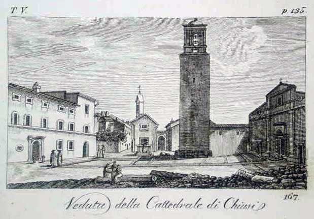 Veduta della Cattedrale di Chiusi