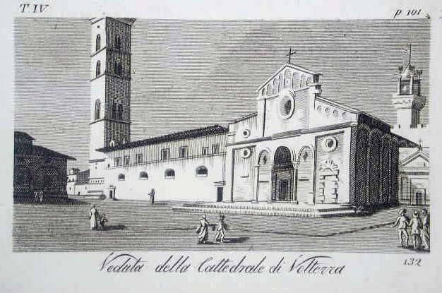 Veduta della Cattedrale di Volterra