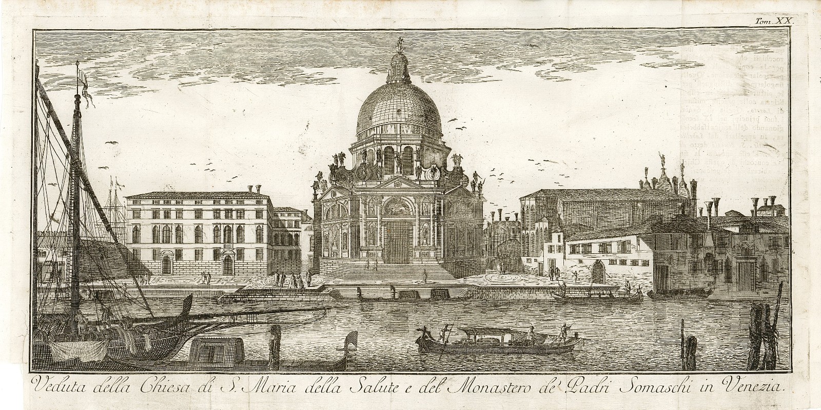 Veduta della Chiesa di S. Maria della Salute e del …