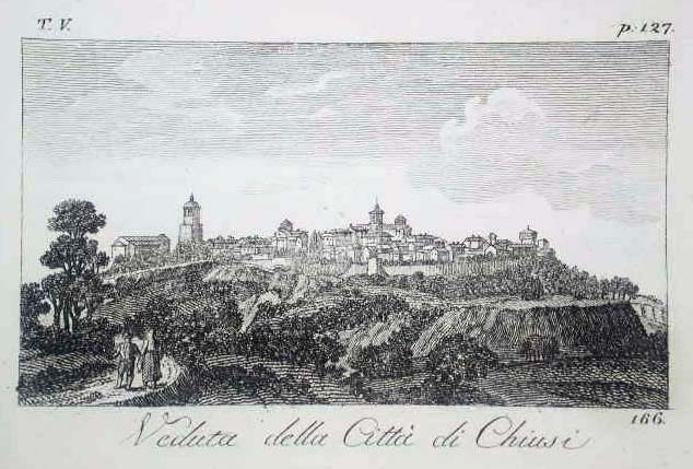 Veduta della Città di Chiusi