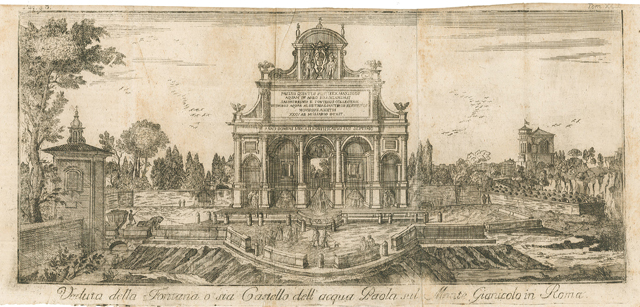 Veduta della Fontana o sia Castello dell'acqua Paola sul Monte …