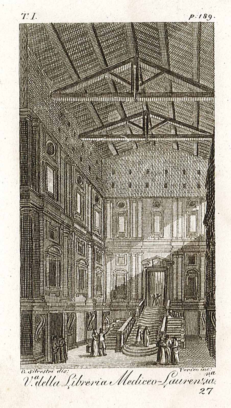 Veduta della Libreria Mediceo-Laurenziana