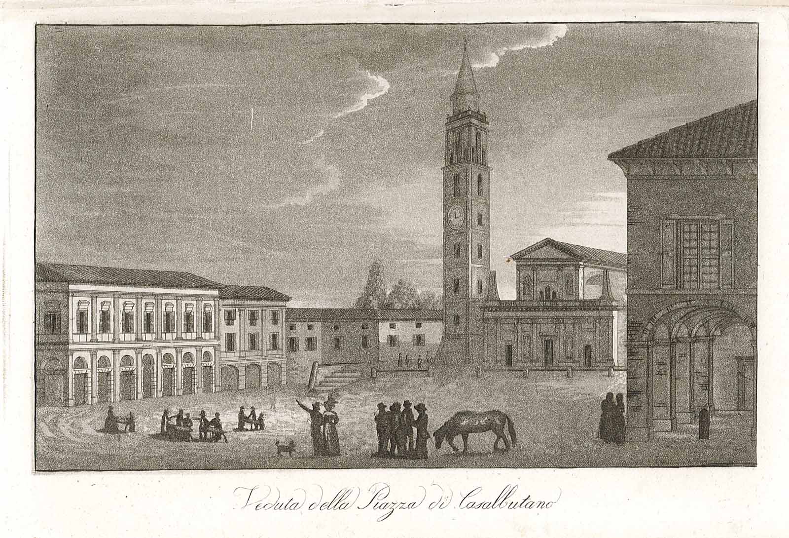 Veduta della Piazza di Casalbutano