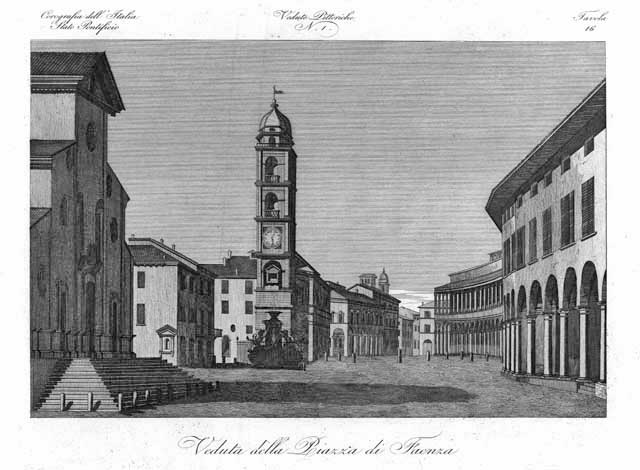 Veduta della Piazza di Faenza