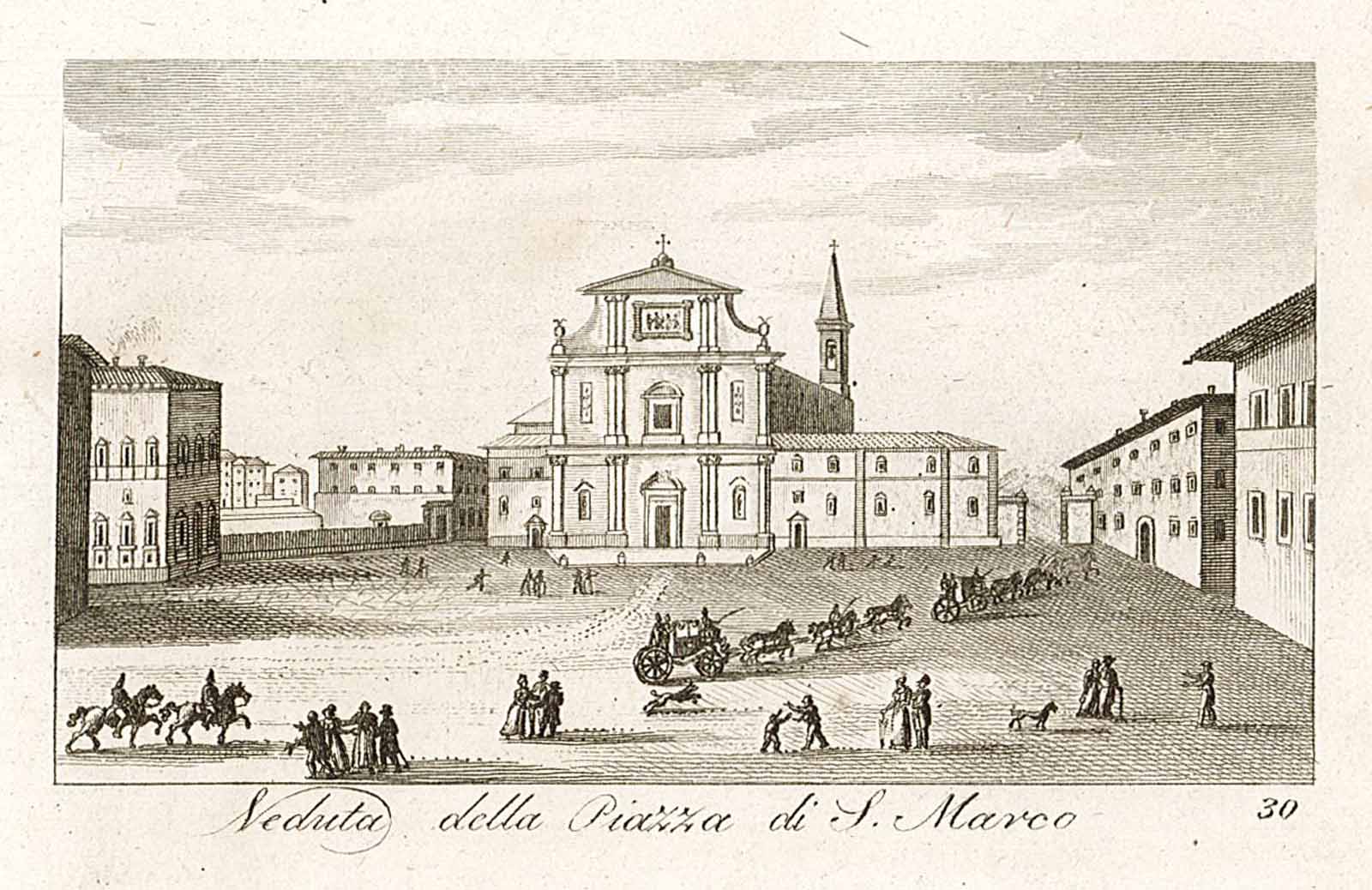 Veduta della Piazza di S.Marco