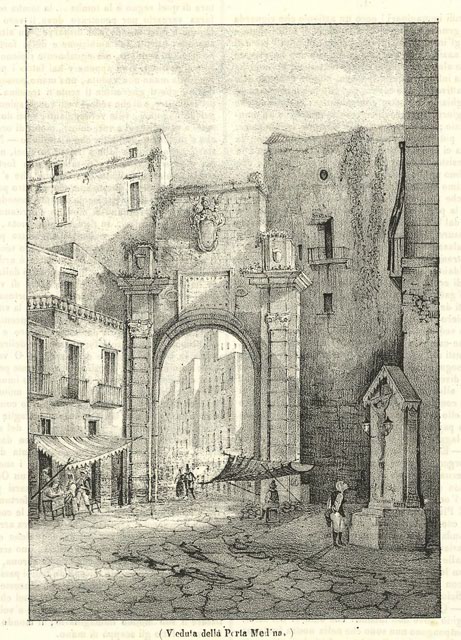 Veduta della Porta Medina