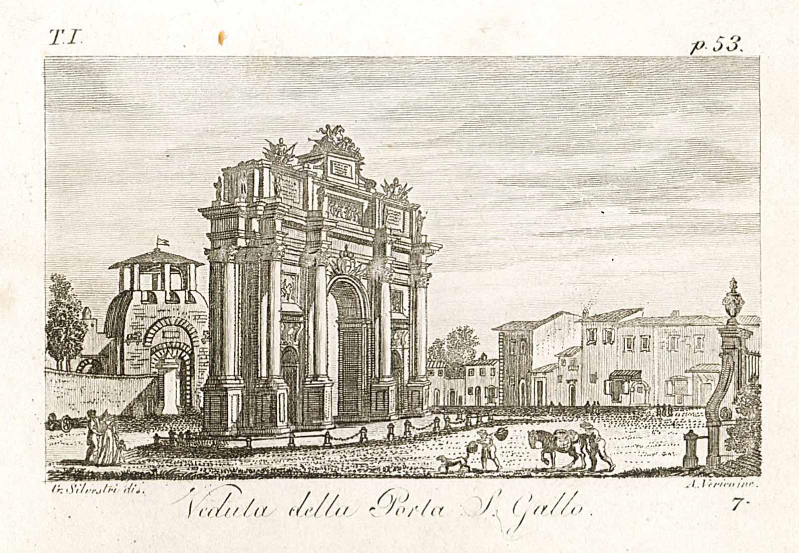 Veduta della Porta S. Gallo