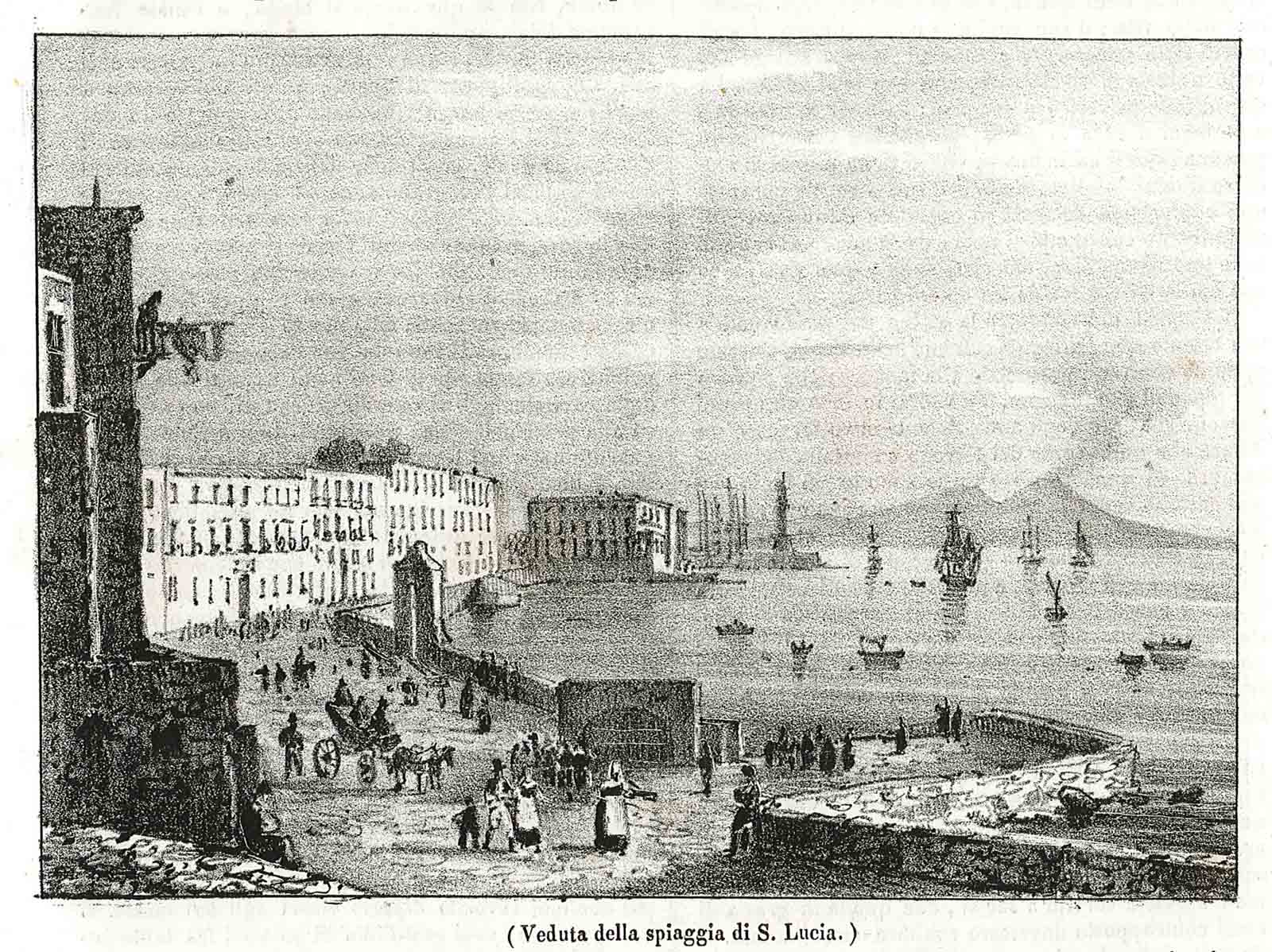 Veduta della spiaggia di S. Lucia