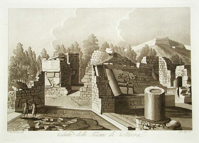 Veduta delle Terme di Volterra