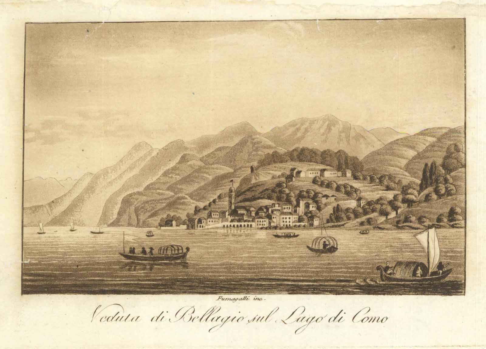 Veduta di Bellagio sul Lago di Como