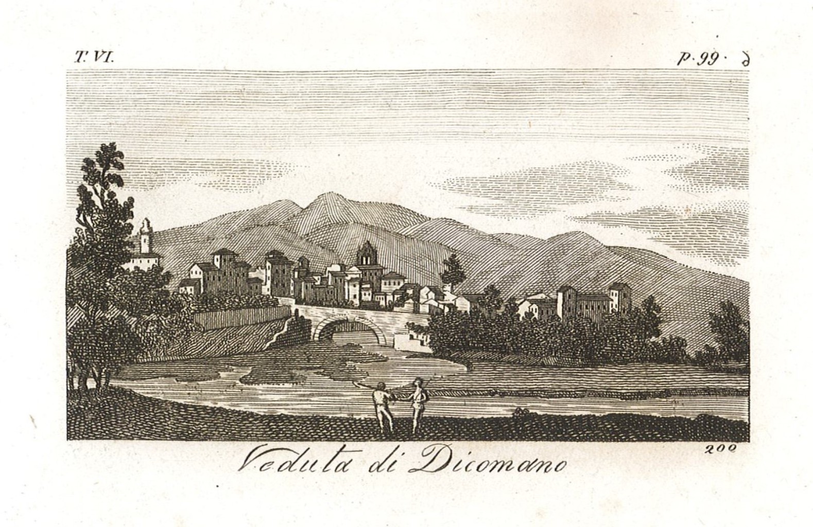 Veduta di Dicomano