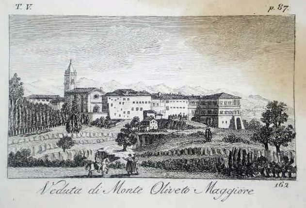 Veduta di Monte Oliveto Maggiore