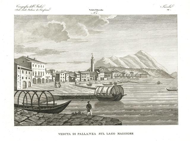 Veduta di Pallanza sul Lago Maggiore