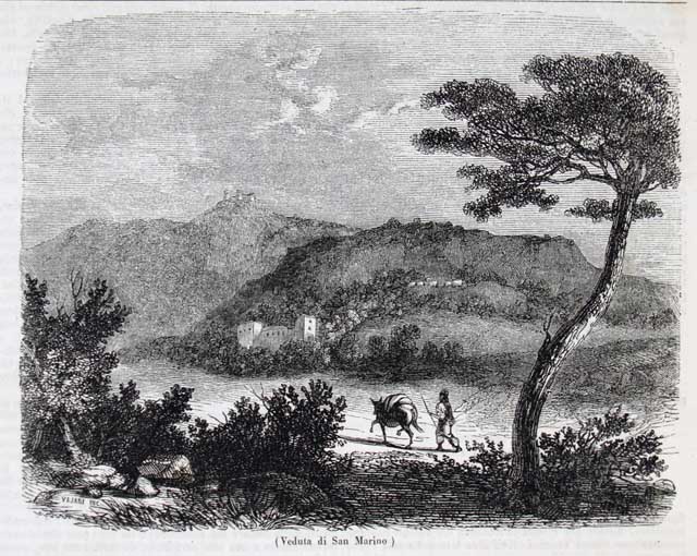 Veduta di San Marino - Tempio di San Marino