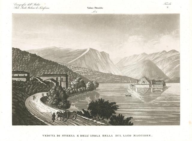 Veduta di Stresa e dell'Isola Bella sul Lago Maggiore