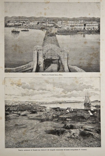 Veduta di Suakim dalla Diga / Veduta generale di Suakim …