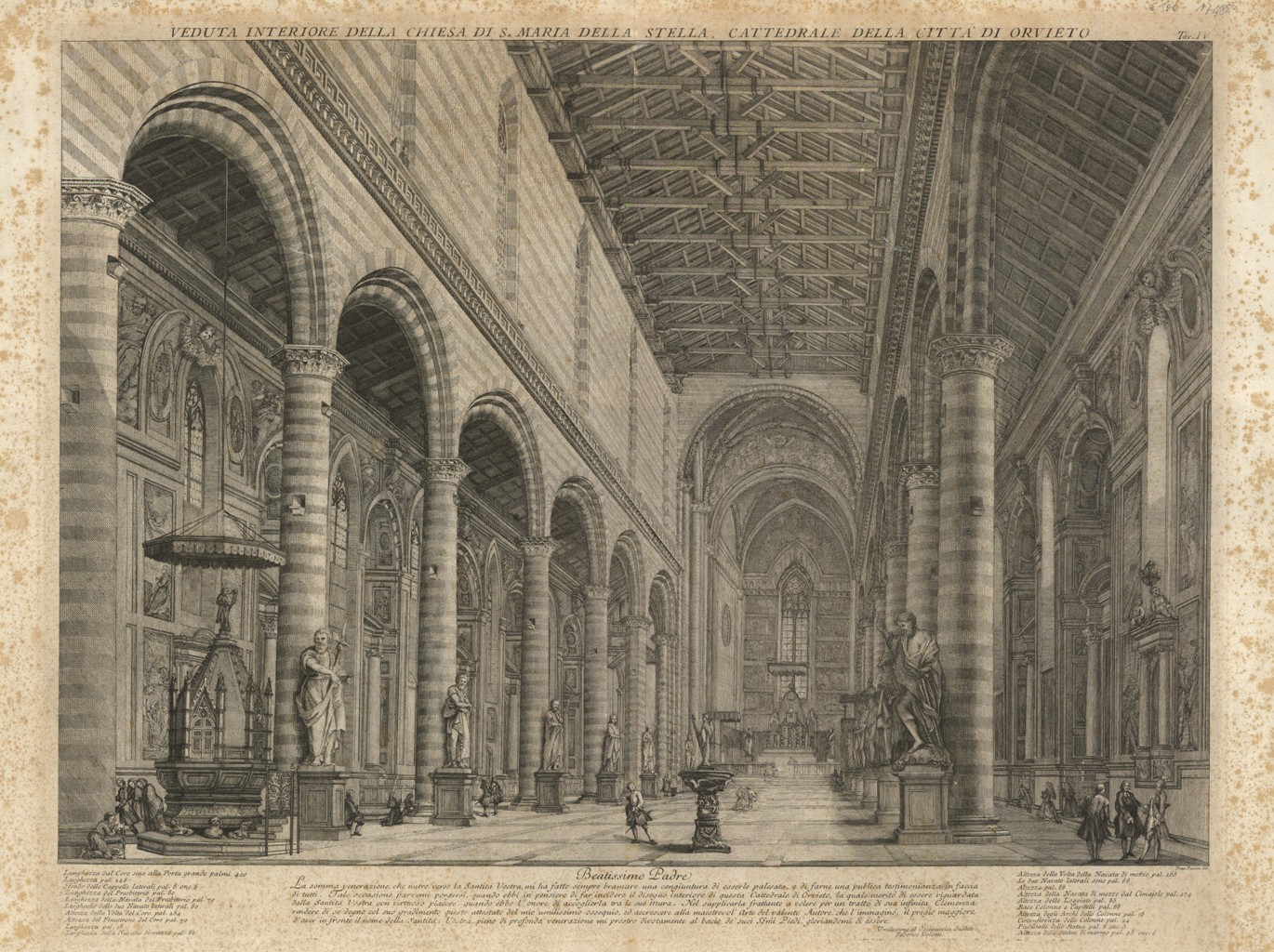 Veduta interiore della Chiesa di S.Maria della Stella, Cattedrale della …