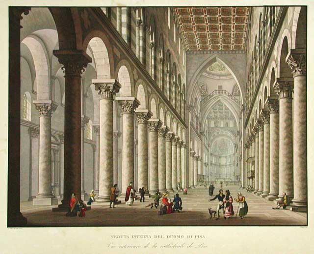 Veduta interna del Duomo di Pisa / . /