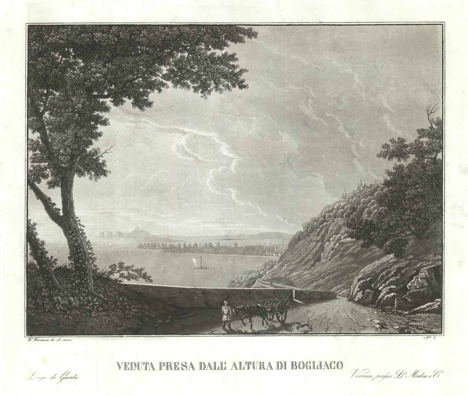 Veduta presa dall'altura di Bogliaco