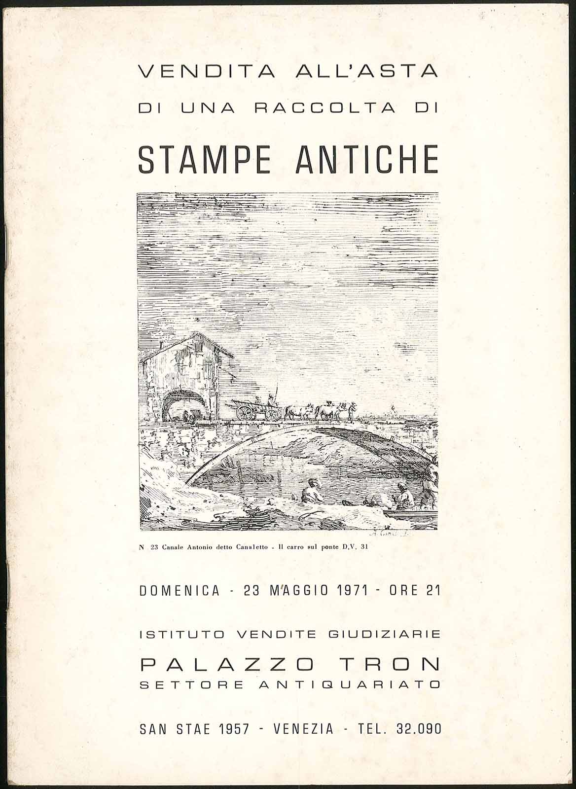 Vendita all'asta di una raccolta di stampe antiche