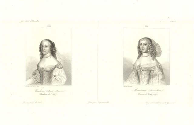 Vendome (Laure Mancini duchesse de) . - Martinozzi (Anne-Marie) Pricesse …