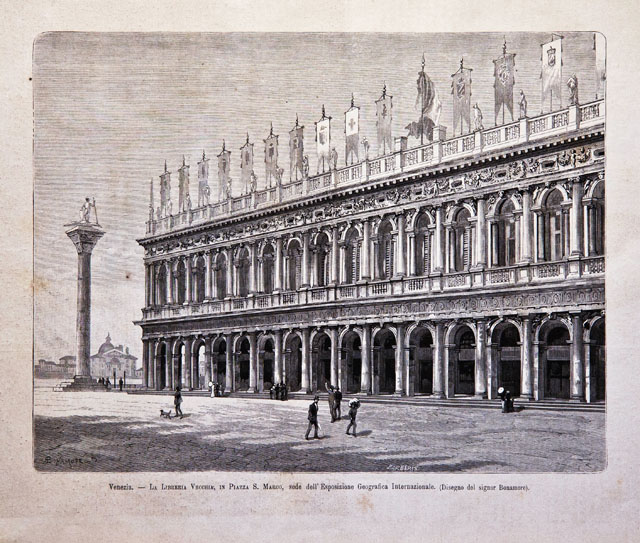 Venezia / La Libreria Vecchia, in Piazza S. Marco, sede …
