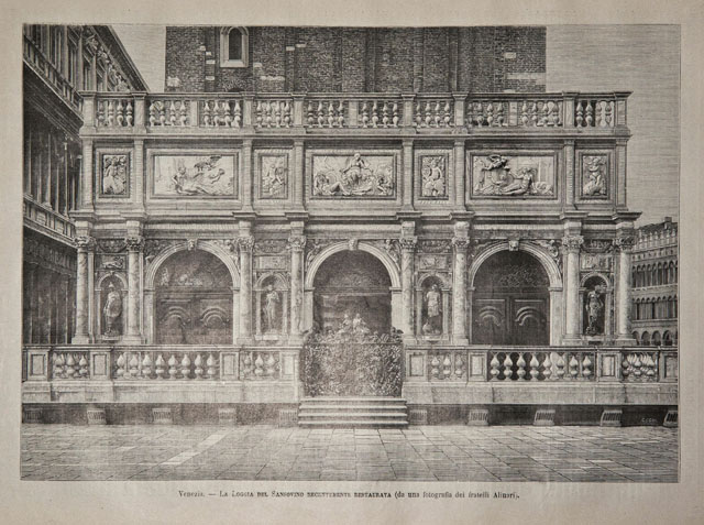 Venezia / La Loggia del Sansovino recentemente restaurata