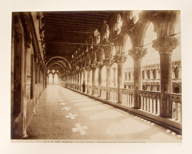 Venezia Palazzo Ducale Interno della loggia al primo piano