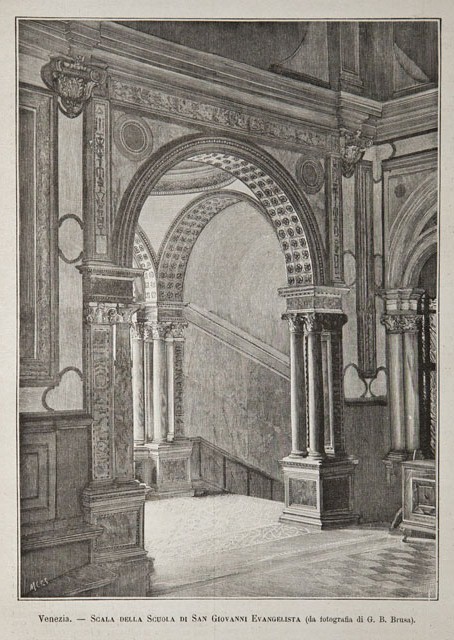 Venezia / Scala della Scuola di San Giovanni Evangelista