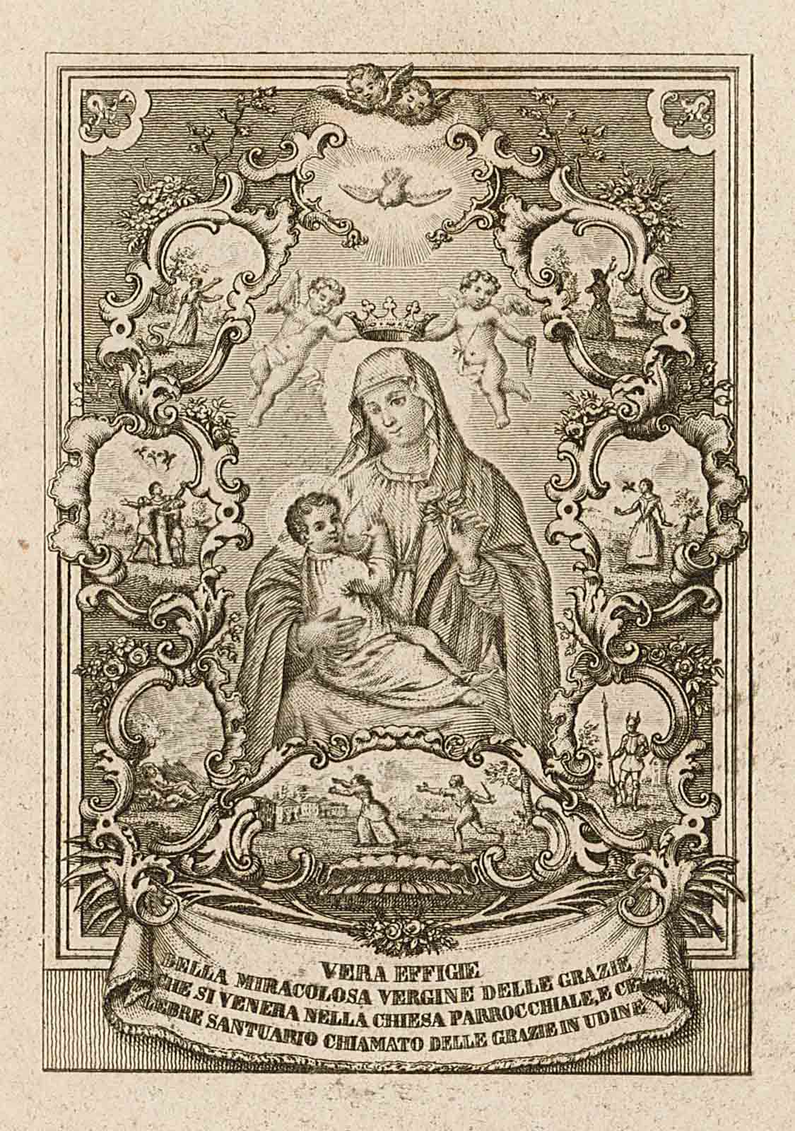 Vera Effige della miracolosa Vergine della Grazie che si venera …