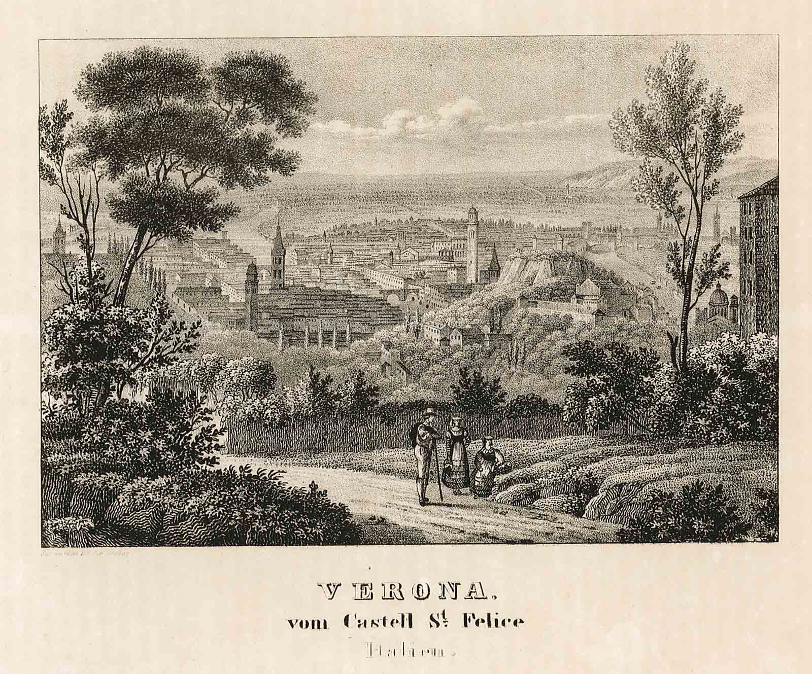 Verona vom Castell St. Felice