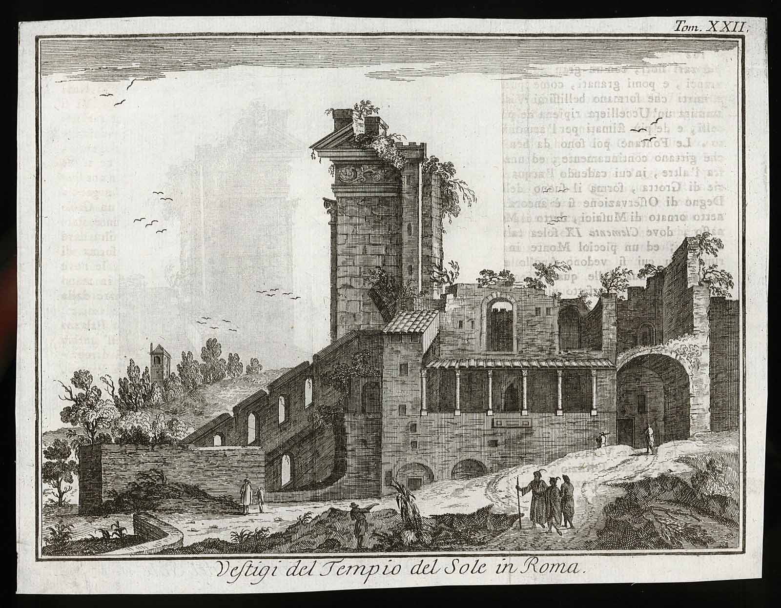 Vestigi del Tempio del Sole in Roma