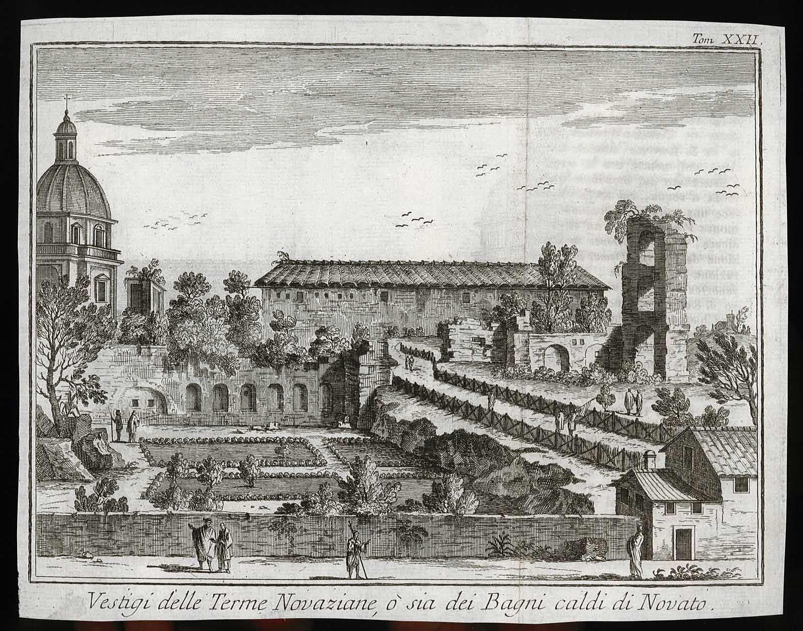 Vestigi delle Terme Novaziane, o sia dei Bagni Caldi di …