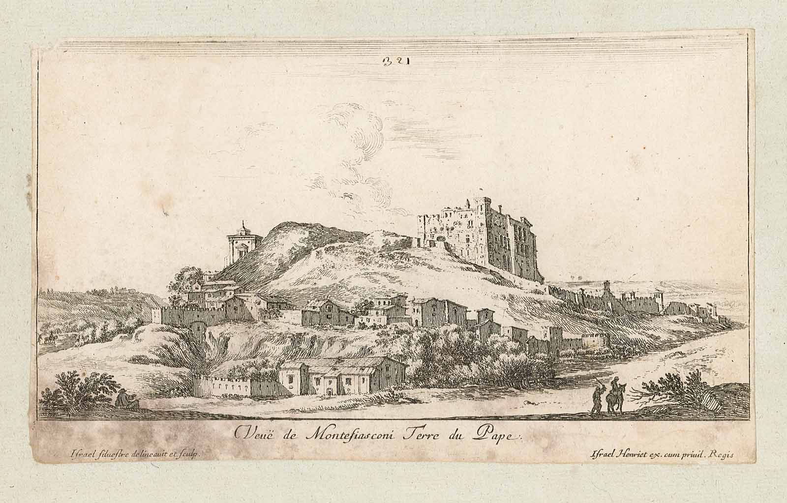 Veue de Montefiasconi Terre du Pape