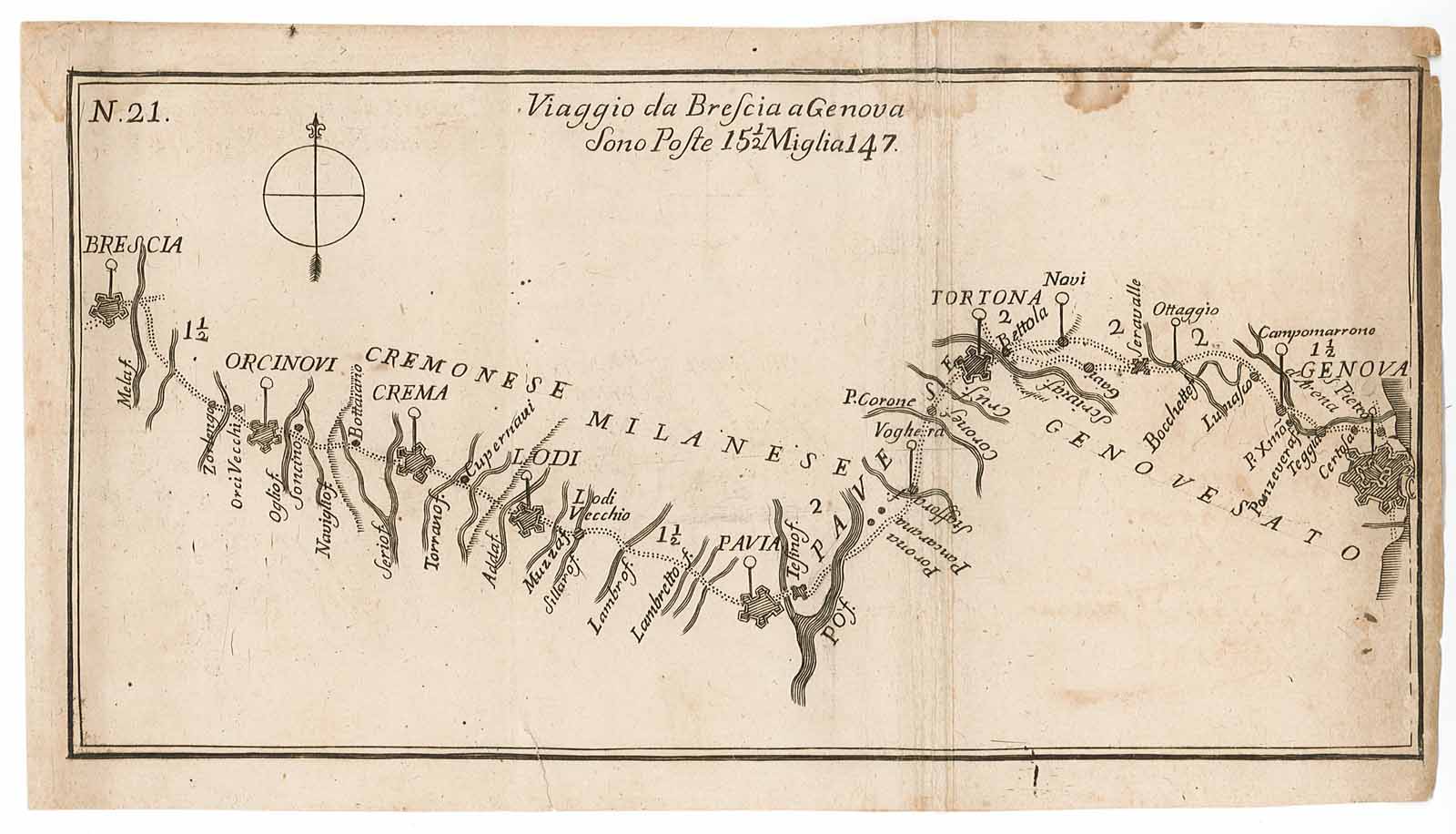 Viaggio da Brescia a Genova