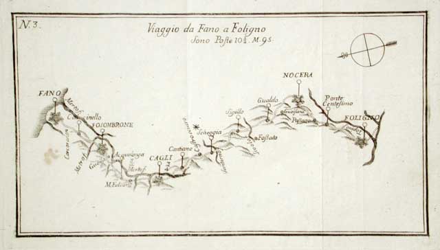 Viaggio da Fano a Foligno