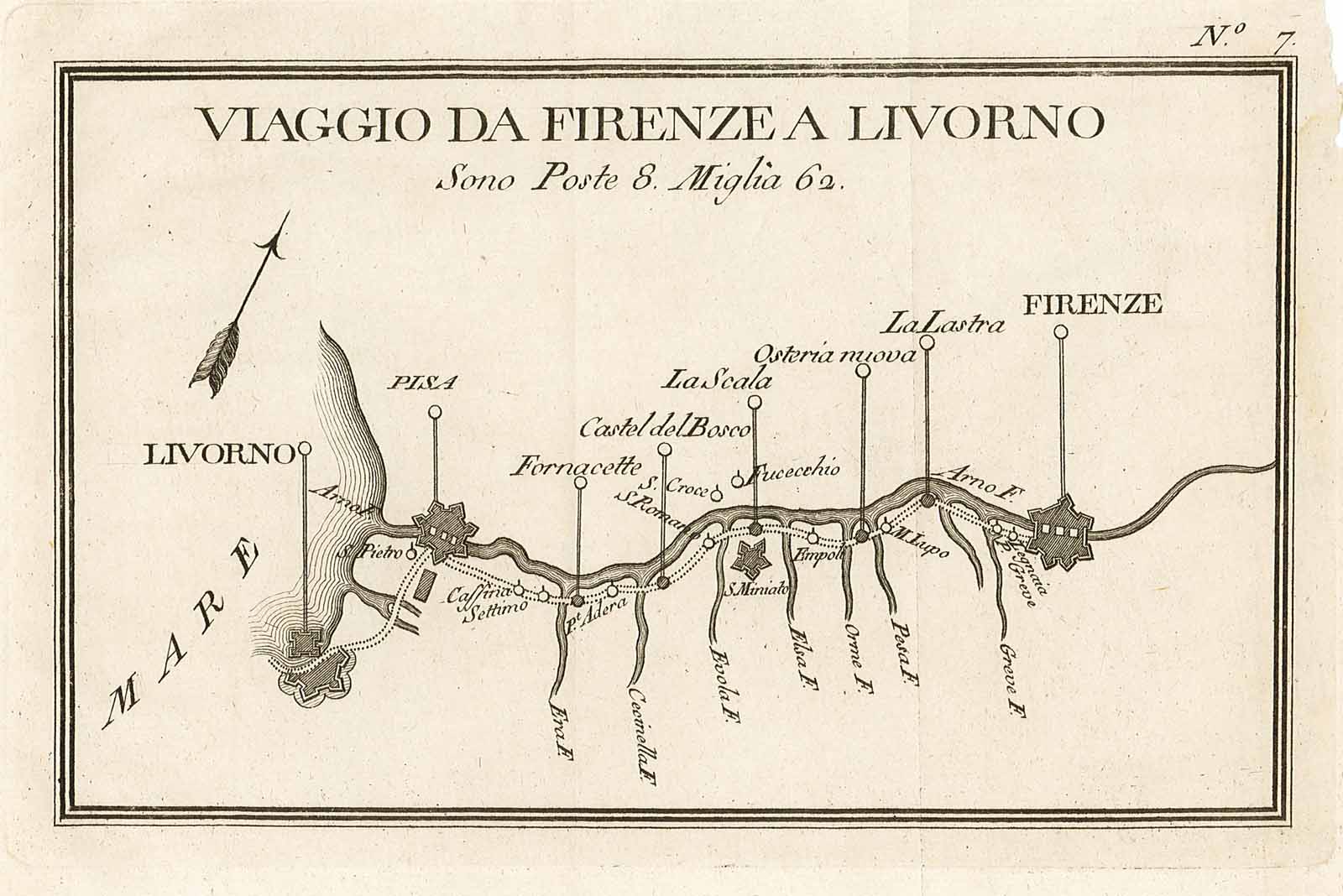 Viaggio da Firenze a Livorno