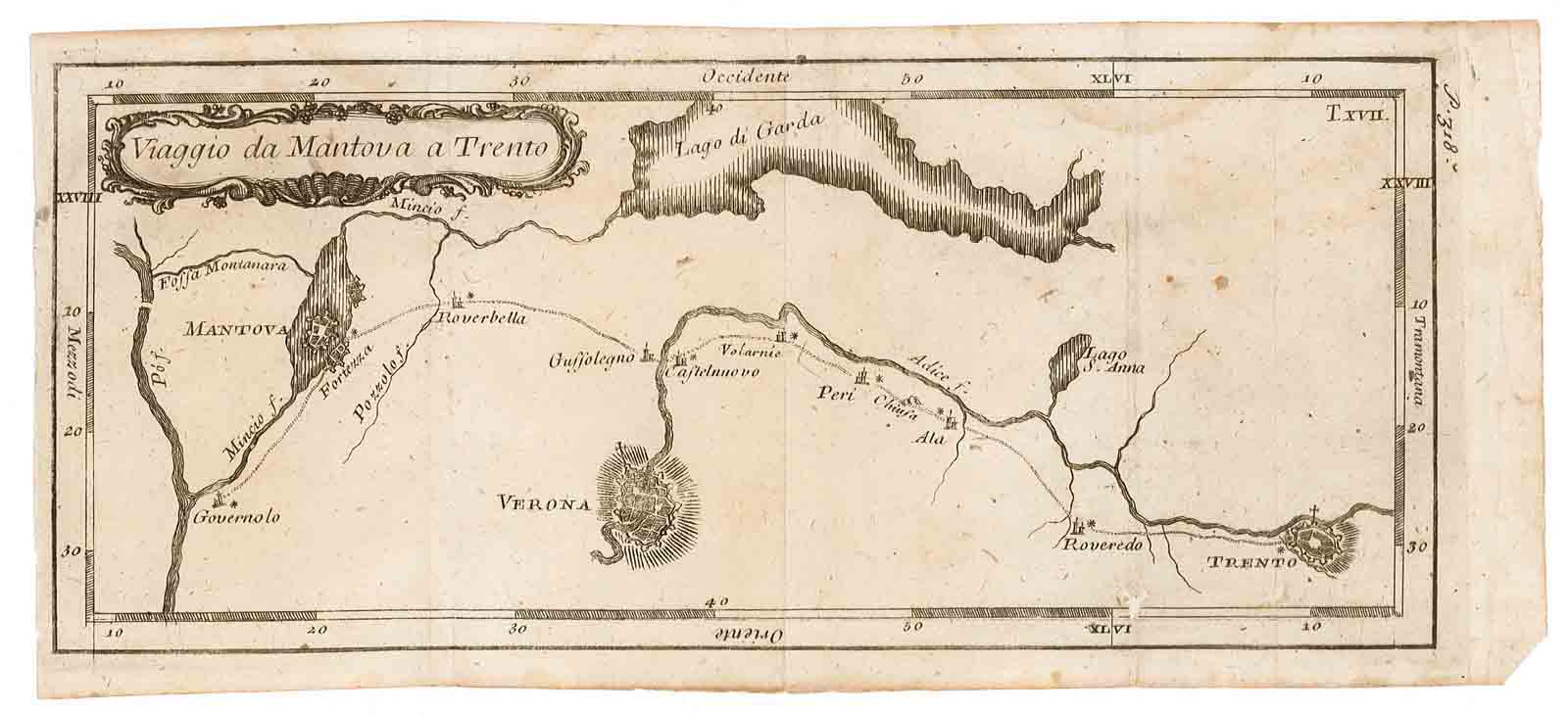 Viaggio da Mantova a Trento