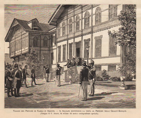 Viaggio del Principe di Napoli in Oriente - Il sultano …