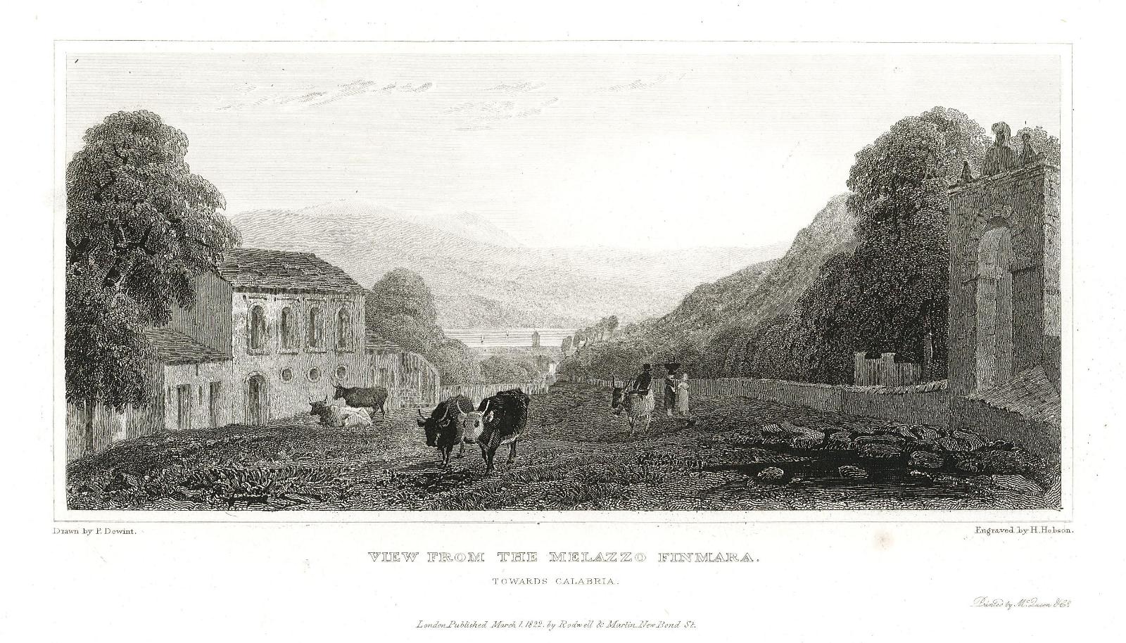 View from the Melazzo Finmara, towards Calabria