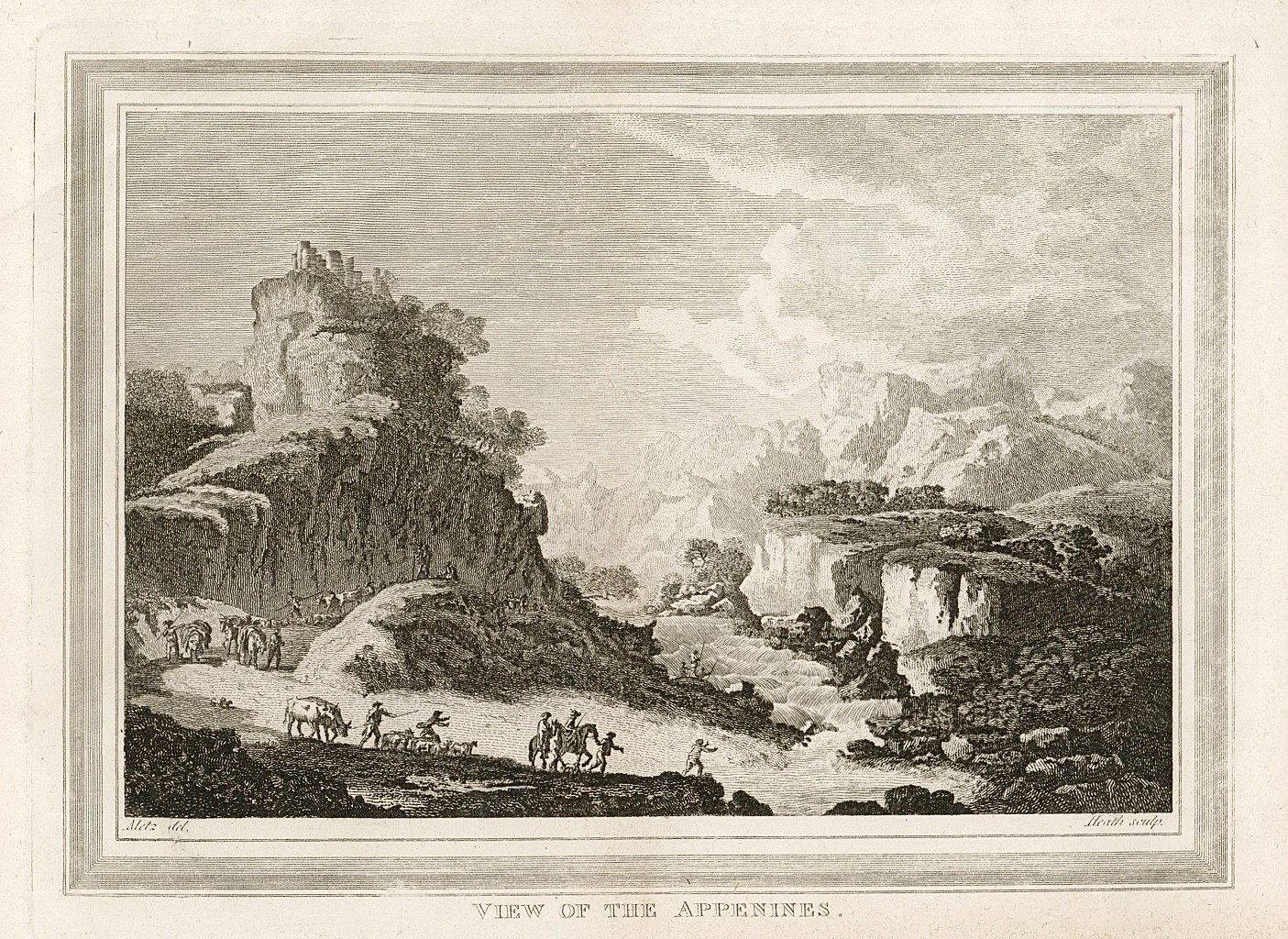 View of the Appenines