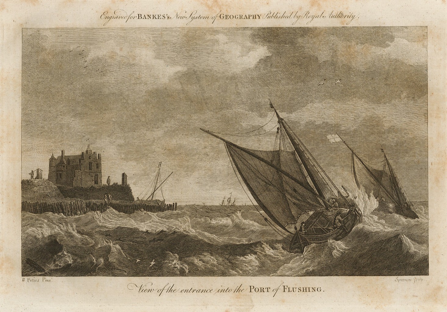 View of the entrance into the Port of Flushing