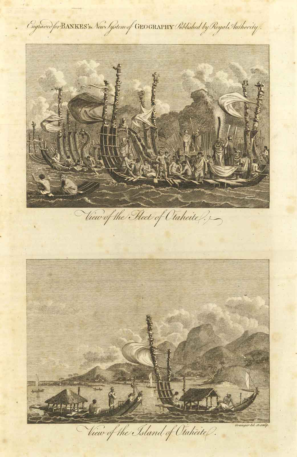 View of the fleet of Otaheite - View of the …