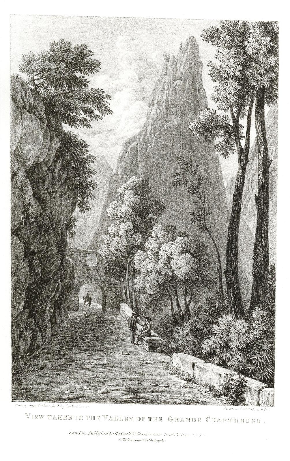View taken in the Valley of the Grande Chartreuse