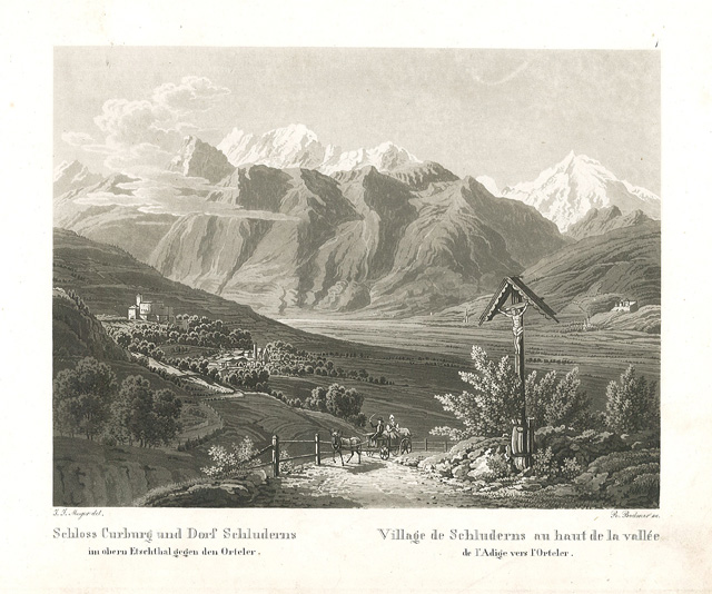 Village de Schluderns au haut de la vallèe / de …