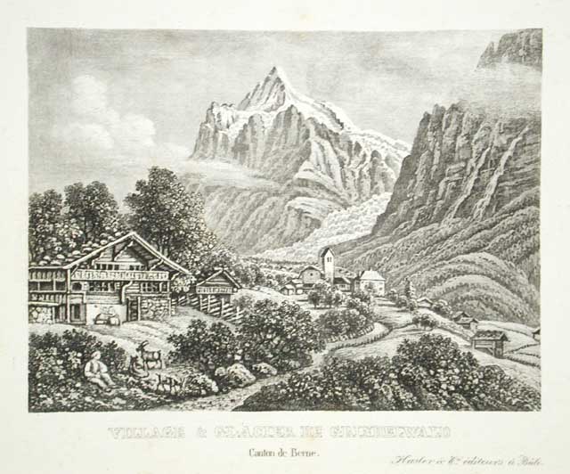 Village & Glacier de Grindelwald / .